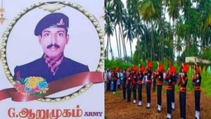 விதைக்கப்பட்டார் வடுகபட்டி ஆறுமுகம்.. எல்லையில் தீவிபத்தில் வீரமரணமடைந்த ராணுவ வீரர்! 