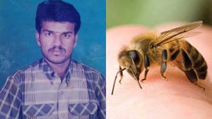 இறந்தவருக்கு பால் ஊற்ற போனபோது.. சூழ்ந்து தாக்கிய தேனீக்கள்.. விஷம் ஏறி ஒருவர் பலி.. 20 பேர்  காயம் 