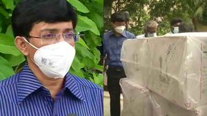 புனேவில் இருந்து 5.56 லட்சம் கோவிஷீல்டு கொரோனா தடுப்பூசிகள் சென்னை வந்தன! 