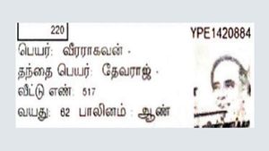  வாக்காளர் பட்டியலில் இடம் பெற்ற பேரறிஞர் அண்ணா புகைப்படம்.. குளறுபடியால் அதிர்ச்சி 