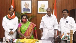 புதுவையில் பா.ஜ.க.வுக்கு துணை முதல்வர் பதவி.. 2 அமைச்சர்கள்.. விரைவில் பதவியேற்பு! 