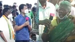 பெண் வீசிய யார்க்கரை 