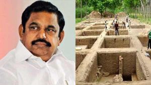கீழடியில் ஏழாம் கட்ட அகழாய்வு.. முதல்வர் எடப்பாடி பழனிசாமி தொடங்கி வைத்தார் 