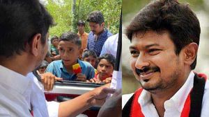  கிரிக்கெட் பேட் வேணும்...குச்சி ஐஸ் சாப்பிட்டுக்கொண்டே உதயநிதியிடம் மனு கொடுத்த சிறுவர்கள் 