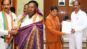 காங்கிரஸ் அழிவுக்கு அவங்களேதான் காரணம்... வேறு யாரும் கிடையாது... புதுவை பாஜக தலைவர் பேச்சு! 