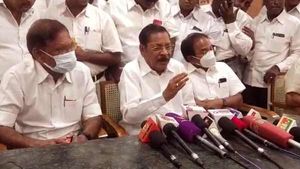 அமைச்சர் செங்கோட்டையன் பேச்சுக்கு திமுகவின் அமைப்பு செயலாளர் ஆர்.எஸ்.பாரதி கடும் கண்டனம் 