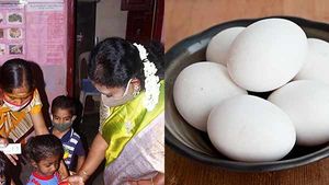 புதுச்சேரி அங்கன்வாடியில் குழந்தைகளுக்கு இனி வாரம் 3 முட்டை... ஆளுநர் தமிழிசை அதிரடி அறிவிப்பு! 