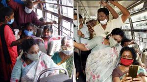 போலாம் ரைட்... மக்களோடு, மக்களாக பஸ்சில் பயணித்த துணை நிலை கவர்னர் தமிழிசை... எதுக்கு தெரியுமா! 