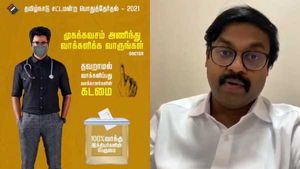 படங்களின் அப்டேட்டுடன் வாக்காளர் விழிப்புணர்வு...வேற லெவலில் கலக்கம் கலெக்டர் 