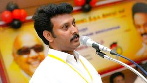  திருவெறும்பூர் தொகுதி தி.மு.க. வேட்பாளர் அன்பில் மகேஷ் பொய்யாமொழி பிராச்சாரத்தில் திடீர் மயக்கம் 