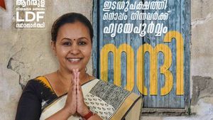 வீணா ஜார்ஜ்- கேரளா அமைச்சரவையில் முதல் முறையாக  இடம் பெறும் பெண் பத்திரிகையாளர் -  2 முறை எம்.எல்.ஏ 