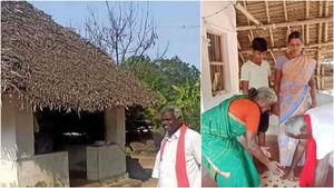 கூரை வீட்டில் இருந்து கோட்டைக்குப் போகும் திருத்துறைப்பூண்டி எம்எல்ஏ மாரிமுத்துவின் வெற்றிப்பயணம் 