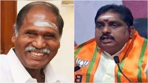 புதுவையில் கெத்து காட்டிய பாஜக.. பாஜகவின் நமச்சிவாயம், ஜான்குமார் அதிரடி வெற்றி! 