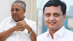 முதல் வெற்றியை எதிர்நோக்கும்... கேரள முதல்வர் பினராயி விஜயனின் மருமகன்.. 15000 வாக்குகள் முன்னிலை