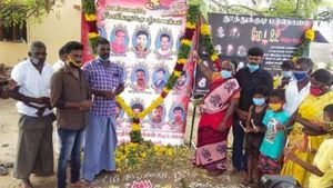 தூத்துக்குடி ஸ்டெர்லைட் துப்பாக்கிச்சூடு 3ஆம் ஆண்டு நினைவு தினம் - உயிரிழந்தவர்களுக்கு அஞ்சலி 