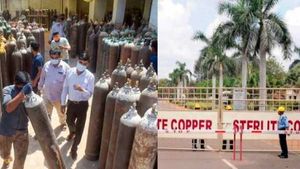 ஸ்டெர்லைட் ஆலையிலிருந்து ஆக்சிஜன் விநியோகம் தொடங்கியது... முதற்கட்டமாக 34 மெட்ரிக் டன் உற்பத்தி..! 