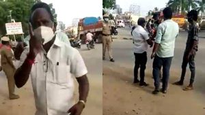 பெட்ரோல் ஊற்றி கொளுத்துவேன்... சேலம் போலீசாருக்கு மிரட்டல்.. இந்து முன்னணி நிர்வாகி அவிநாசியில் கைது