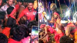 கையில் அழுகிய மனிதத் தலை.. வாயில் எலும்புத்துண்டு.. நரமாமிசம்.. தென்காசி சாமியாடிகள் 