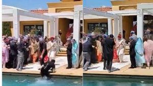 அவரு ‘வேலைனு வந்தா வெள்ளைக்காரன்’ பாஸ்.. ஆனா பாவம் தவறி நீச்சல்குளத்துல விழுந்துட்டாரே!