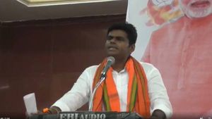 மகனை முதல்வராக்கி, துணை பிரதமராக கனவு காணும் ஸ்டாலின்: அண்ணாமலை 