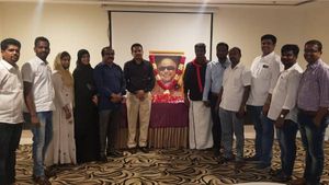 துபாயில் அமீரக திமுக சார்பில் முன்னாள் முதல்வர் கருணாநிதி 3-ம் ஆண்டு நினைவு நிகழ்ச்சி 