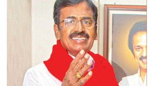 எதிர்காலத்தில் திமுகவுக்கு உதயநிதி ஸ்டாலின் தலைமை தாங்க  வேண்டும் -எஸ்.எஸ்.பழனிமாணிக்கம் எம்.பி. 