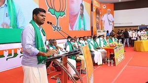 பாஜக மீது கை வைத்தால்... திமுகவுக்கு வட்டியும், முதலுமாக திருப்பிக் கொடுப்போம் -அண்ணாமலை 