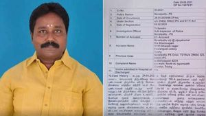 அமைச்சர் அன்பில் மகேஷ்க்கு கொலை மிரட்டல்..  முன்னாள் திமுக ஒன்றிய செயலாளர் கைது 