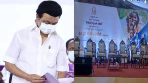 வழியெங்கும் தோரணம் இல்லை.. முதல்வர் படம் இல்லை..இது அரசு விழாவா?..ஆச்சரியபடுத்திய முதல்வர் ஸ்டாலின் 