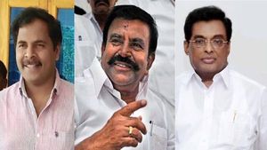 வீரபாண்டி ஆறுமுகத்தின் குடும்ப உறவுகளுக்குள்  அரசியல் பனிப்போர்... பைசல் செய்யும் கே.என்.நேரு..! 