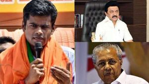 கேரள முதல்வர் பினராயி விஜயனிடம் மண்டியிட்டுவிட்டார் தமிழக முதல்வர் ஸ்டாலின்.. அண்ணாமலை தாக்கு 