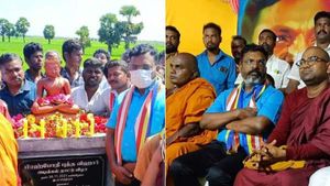 ராமநாதபுரத்தில் புத்த விஹார் அடிக்கல் நாட்டுவிழாவில் திருமா; வரிந்துகட்டும் வலதுசாரிகள்! 