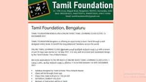 ஆன்லைனில் இலவசமாக தமிழ் கல்வி.. பெங்களூர் தமிழ் அறக்கட்டளை ஏற்பாடு.. முந்துவோருக்கு முன்னுரிமை 