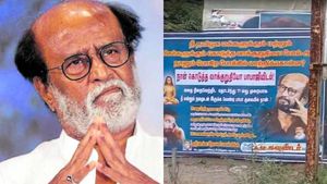மதுரை: நான் கொடுத்த வாக்குறுதியோ பாபாஜியிடம்... ரஜினி ரசிகர் ஒட்டிய சர்ச்சை போஸ்டர்! 