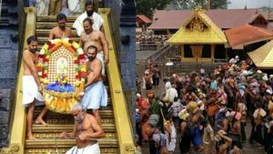 மகரவிளக்கு பூஜைக்காக சபரிமலை ஐயப்பன் கோவில்  திறப்பு - பக்தர்களுக்கு இரவு நேர ஊரடங்கில் தளர்வு 