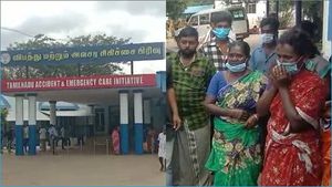 சிறுவனின் தலையில் பாய்ந்த குண்டு அகற்றம்.. துப்பாக்கி சுடும் பயிற்சி மையத்தை மூடக்கோரி மக்கள் மறியல்