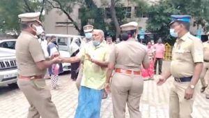 ஆட்சியர் அலுவலகத்தில் தற்கொலை முயற்சி... கடனுக்கான கொடுத்த நிலத்தை திருப்பித் தரவில்லை என புகார் 
