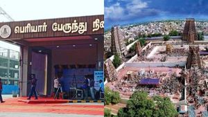 பெரியார் பஸ் நிலையத்திற்கு மீனாட்சியம்மன் பெயர், வைகை பாலத்திற்கு தேவர் பெயர்! அரசுக்கு பாஜக கடிதம் 
