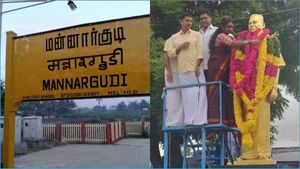 மன்னார்குடி சேர்மன் பதவி! எதிரும் புதிருமாக மன்னை நாராயணசாமி வழித்தோன்றல்கள்! யார் கை ஓங்கும்? 