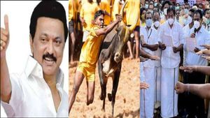 முதல்வர் ஸ்டாலின் சார்பில் கார் பரிசு.. வெல்லும் வீரர் யார்?.. துவங்கியது அலங்காநல்லூர் ஜல்லிக்கட்டு