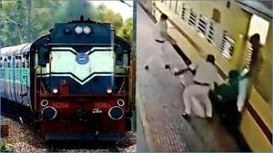 'ரியல் ஹீரோஸ்'.. ஜஸ்ட் ஒரு நிமிஷம்தான்.. மின்னல் வேகத்தில் பயணியின் உயிரை காப்பற்றிய காவலர்கள்! 
