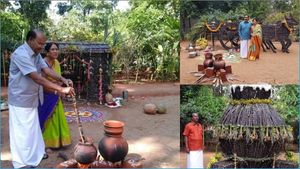 பொங்கல் விழாவுக்காக தயாராகும் தைலாபுரம் தோட்டம்! அசத்தலான அலங்காரப் பணிகள் ஜரூர்! 