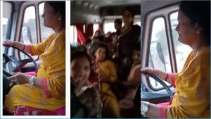 நெஞ்சை பிடித்துக்கொண்டு சரிந்த பஸ் டிரைவர்.. 10 கிமீ பஸ் ஓட்டி உயிரை காத்த சிங்கப்பெண்.. செம சம்பவம் 