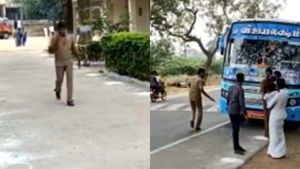  ஓட்டு முக்கியம் பிகிலு! பயணிகளிடம் 10 நிமிடம் பெர்மிஷன் கேட்டு.. ஓடிச் சென்று ஓட்டுப்போட்ட டிரைவர்