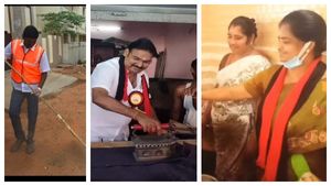 தூய்மைப் பணி.. வடை சுட்டு.. இஸ்திரி போட்டு வாக்காளர்களை கவரும் வேட்பாளர்கள்.. உள்ளாட்சி தேர்தல் கலகல
