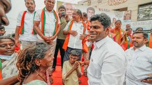 இன்னும் 4 வருஷம் ஆட்சி தொடர்வது திமுக கையில் இருக்கு.. கரூரில் பாஜக அண்ணாமலை பேச்சு 