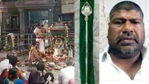 வெள்ளி வேல் வேணாம்.. ஒரு லட்சம் பணமா கொடுங்க! பக்தரிடம் பேரம்பேசிய அறநிலையத்துறை அதிகாரி! 