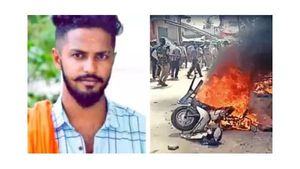 பஜ்ரங் தள நிர்வாகி கொலை.. கல்வீச்சு, வாகனங்களுக்கு தீவைப்பு.. பதற்றத்தில் கர்நாடகா! 