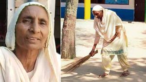 நான் துப்புரவு தொழிலாளி... பணியை விடவே மாட்டேன்... முதல்வரை தோற்கடித்த ஆம்ஆத்மி வேட்பாளரின் தாய் உருக்கம் 