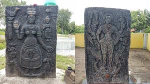 தெள்ளாறு அருகே 8 ஆம் நூற்றாண்டை சேர்ந்த பல்லவர் கால சிற்பங்கள் கண்டுபிடிப்பு 